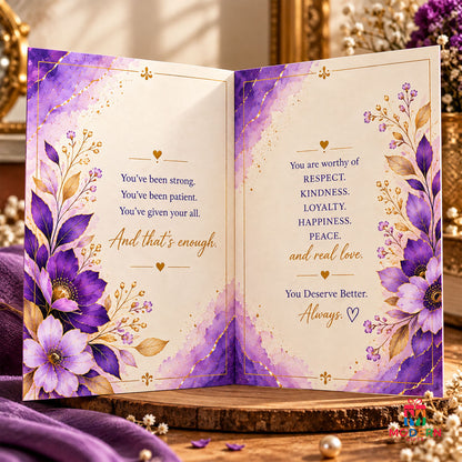 You Deserve Better Greeting Card