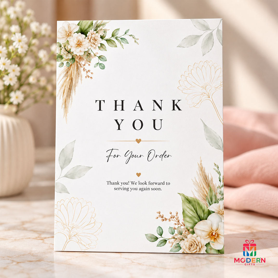 Thank You for Your Order Greeting Card