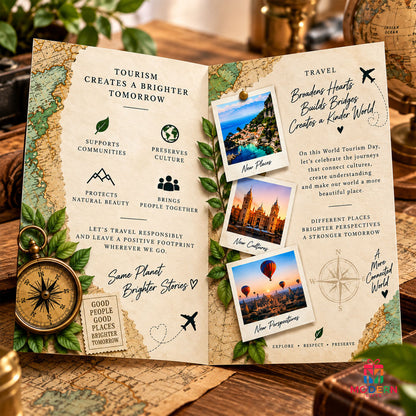 World Tourism Day Greeting Card