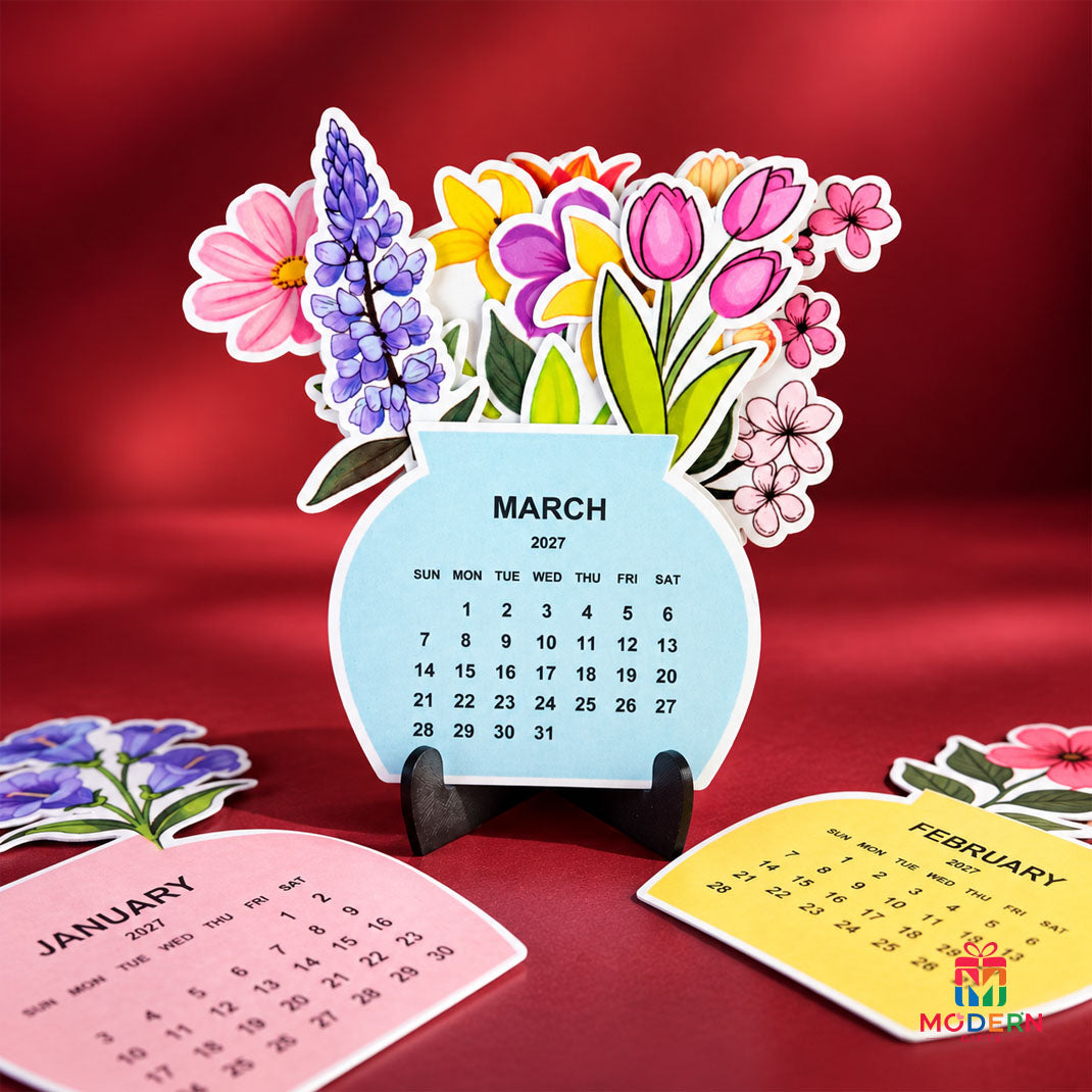 Flowerpot Calendar Stand