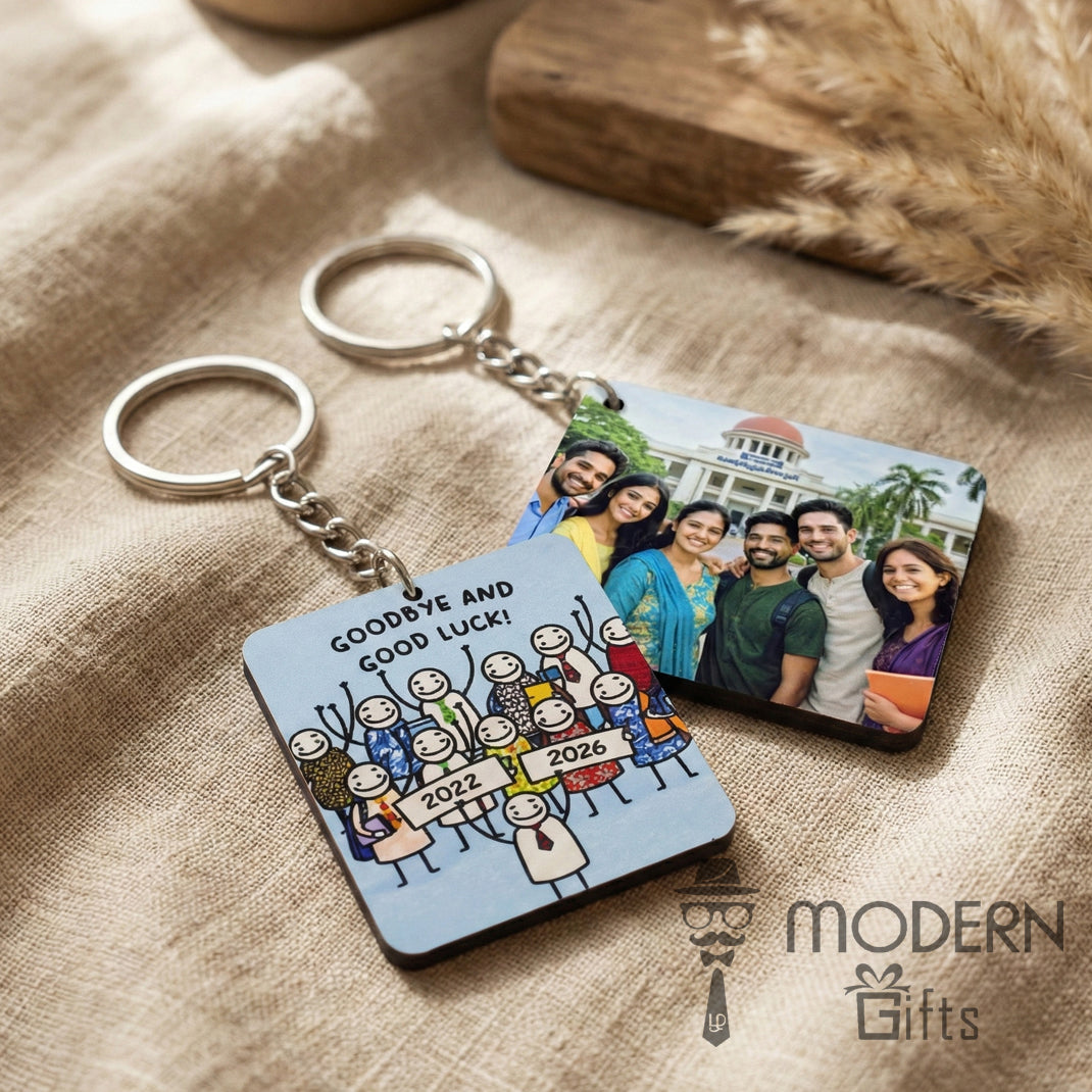 customized farewell  keychain