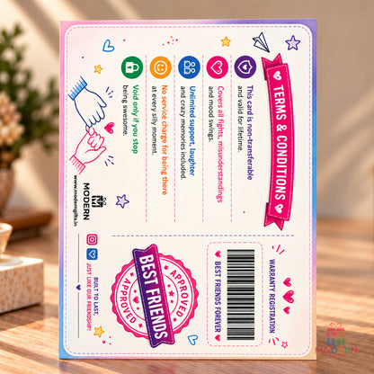 Friendship Warranty Greeting Card