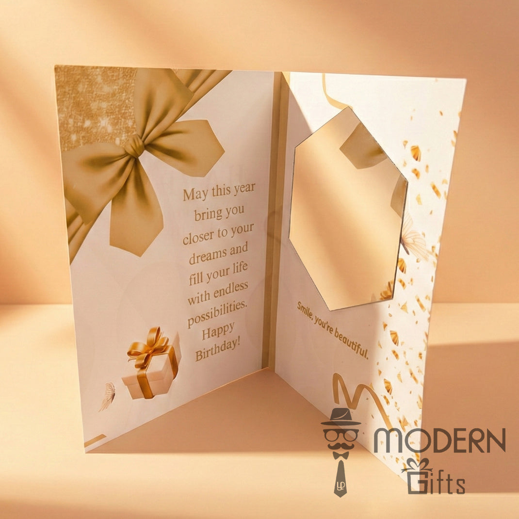 Happy Birthday Mirror Card