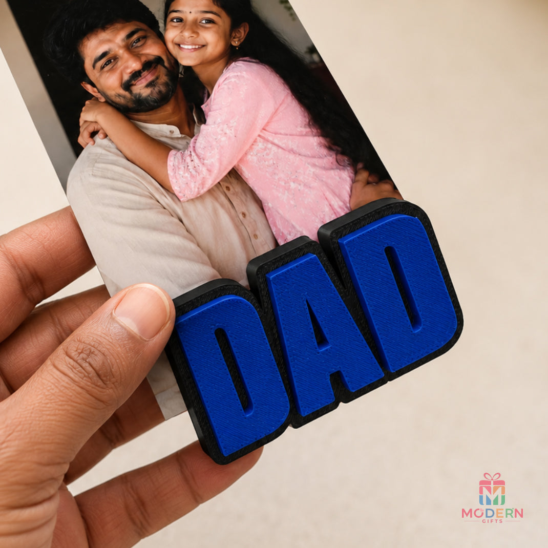 Dad Magnetic Photo Stand