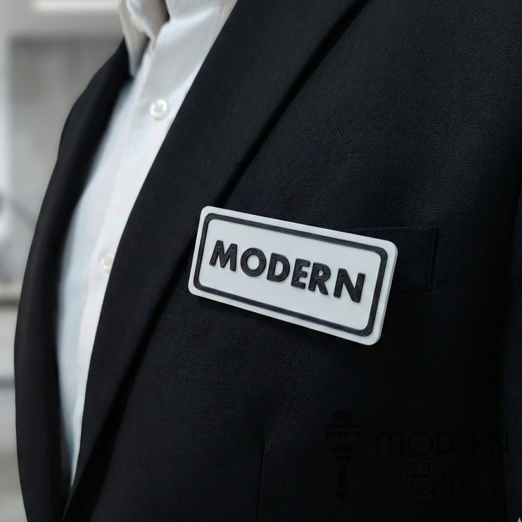 customized magnetic name badge