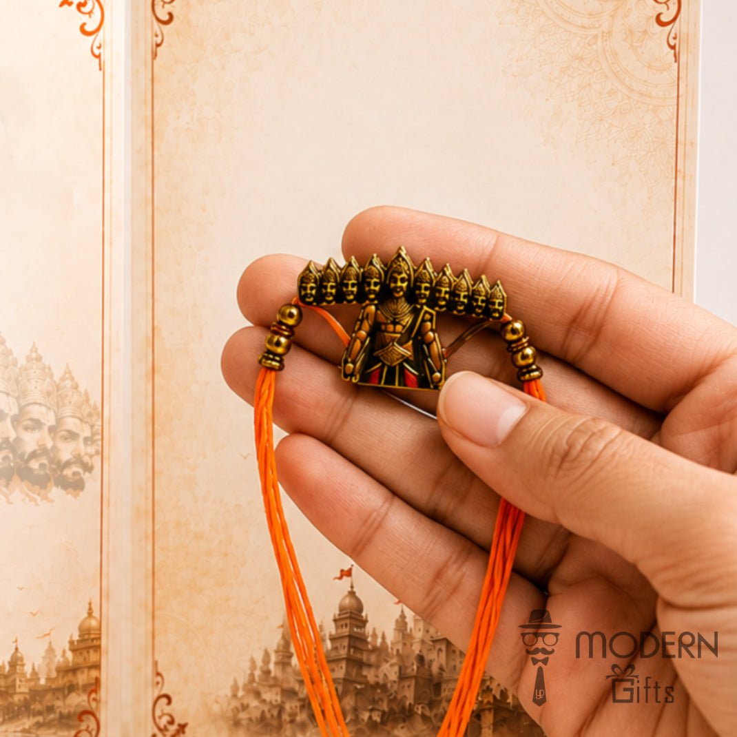 Ravana Rakhi Greeting Card