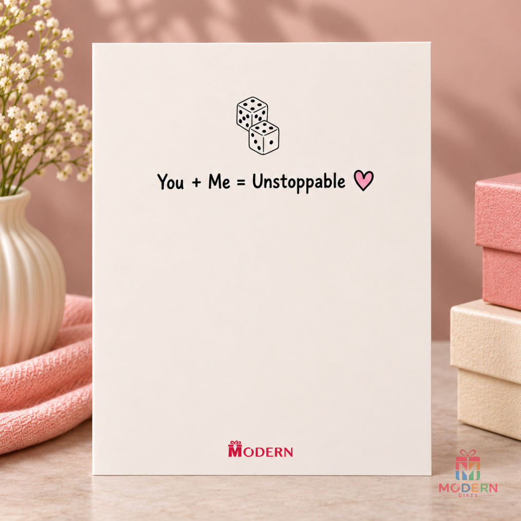 Friendship Dice Greeting Card