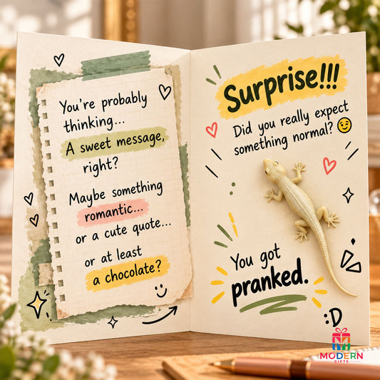 Little Surprise Prank Greeting Card