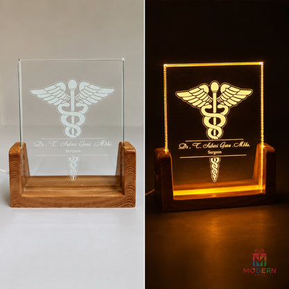 Glass Light Stand For Doctors