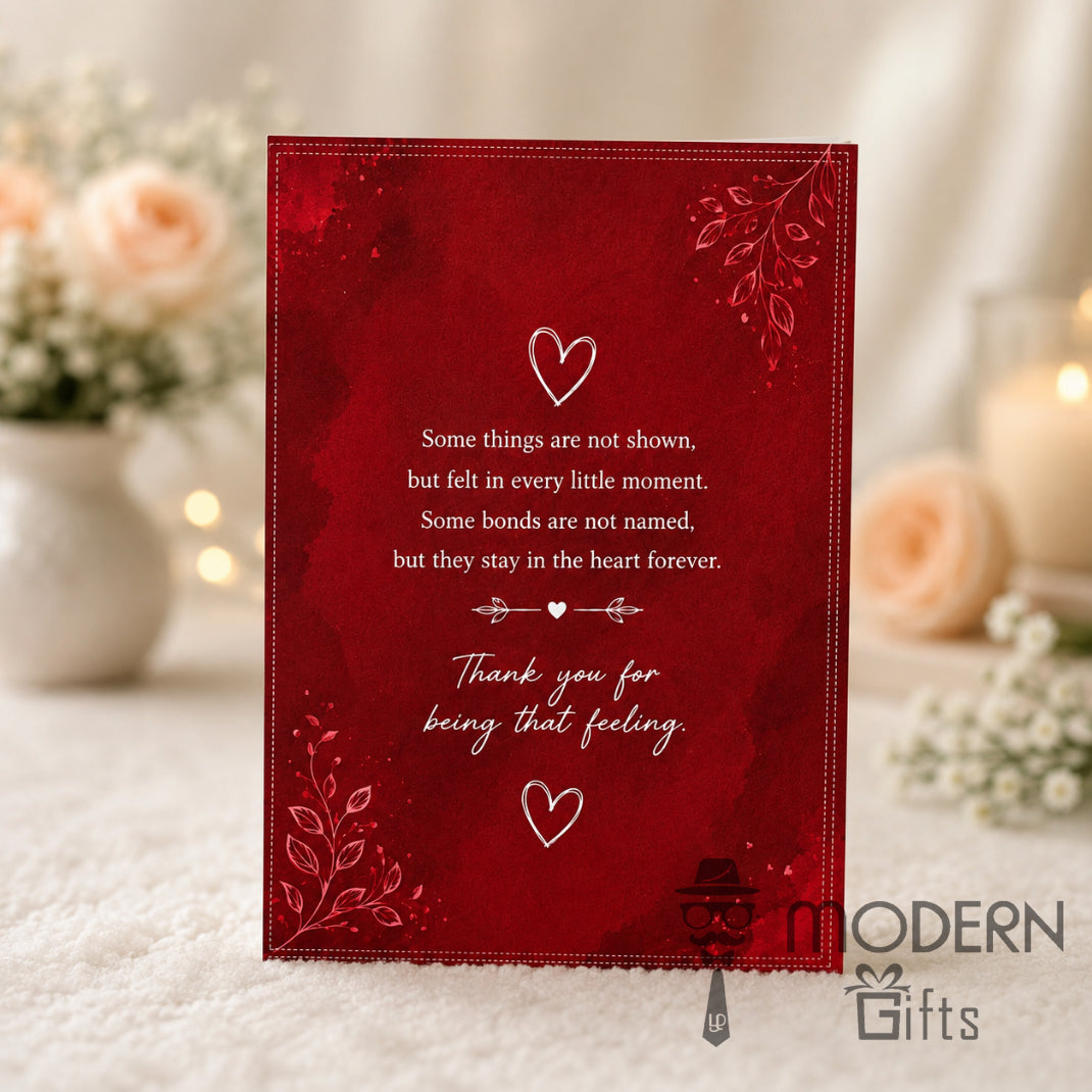 Feelings Jhumka Greeting Card