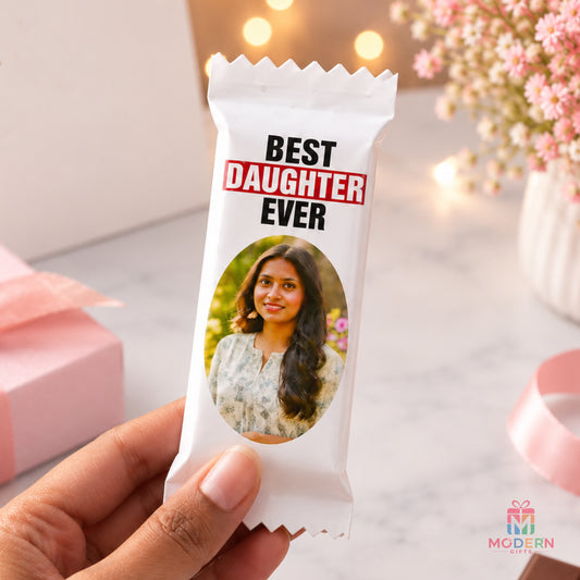 Daughter's day Customized Chocolate