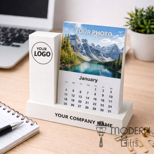 Premium Calendar Stand with Pen Holder