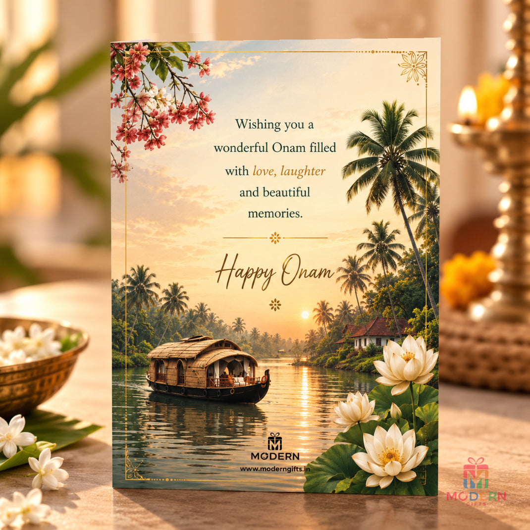 Happy Onam Greeting Card