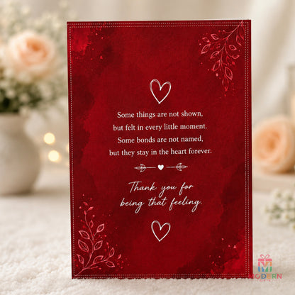 Feelings Jhumka Greeting Card