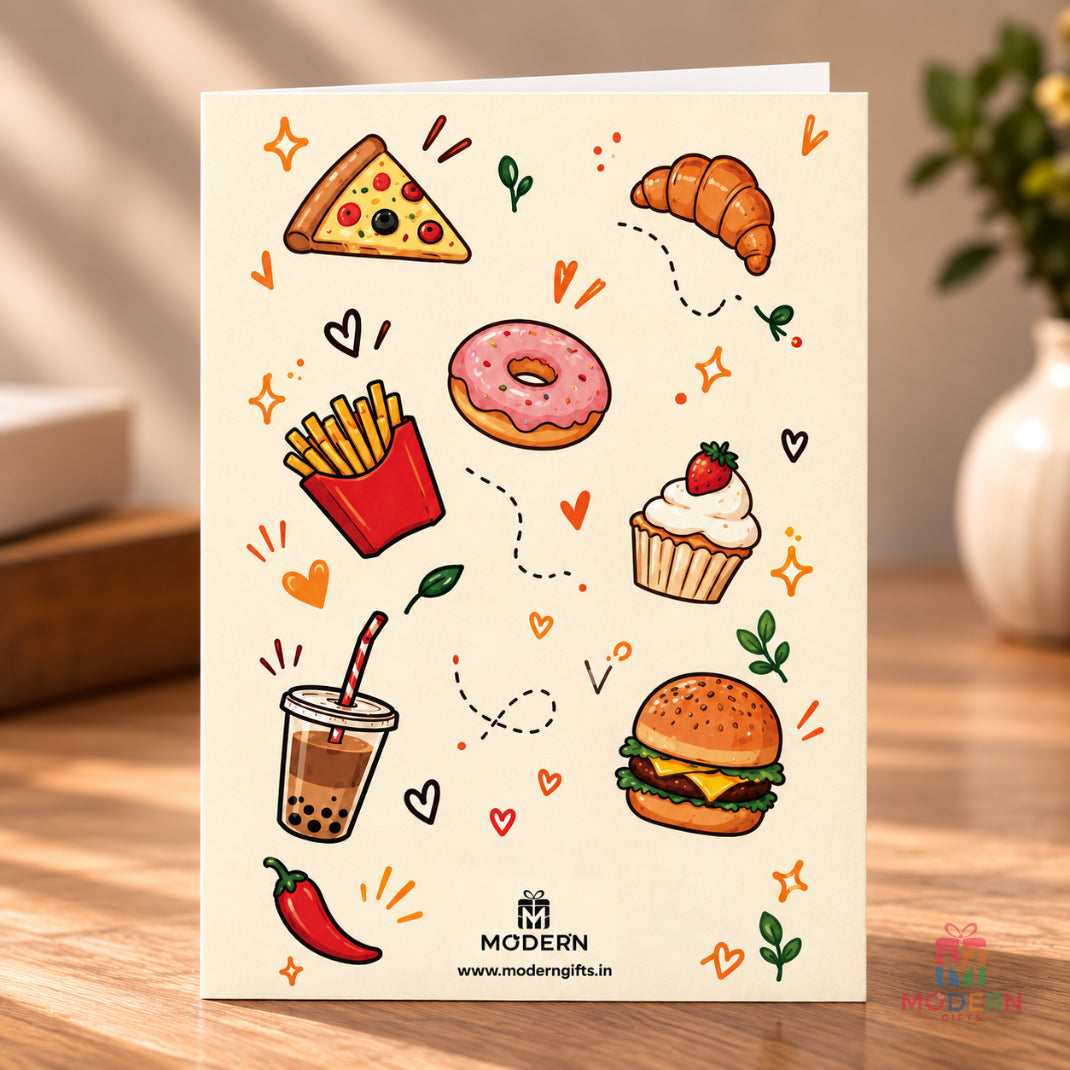 Foodie Lover Greeting Card