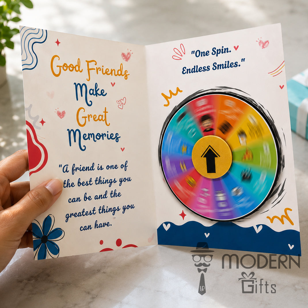 Friendship Spin Challenge Greeting Card