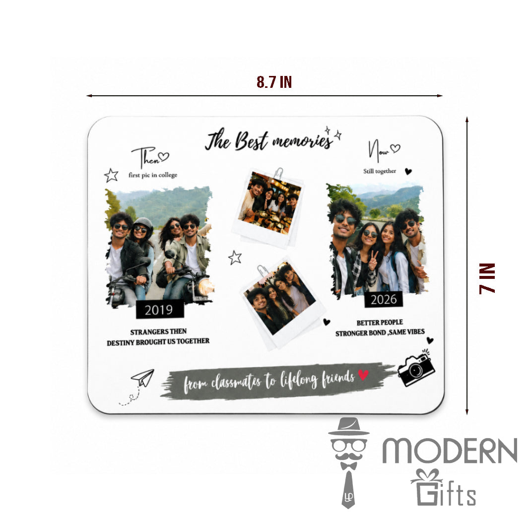Friendship Photo Mouse Pad