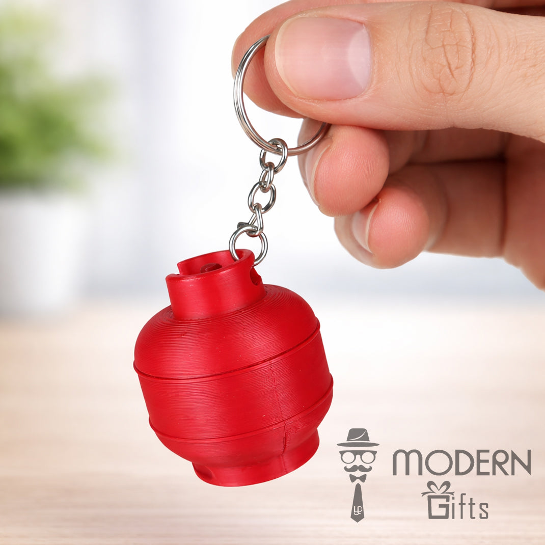 Gas Cylinder Keychain