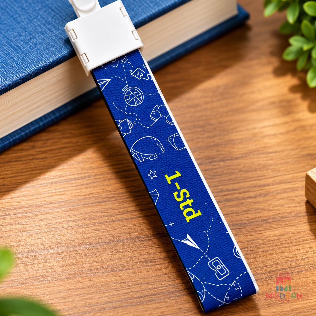 School Tag Keychain
