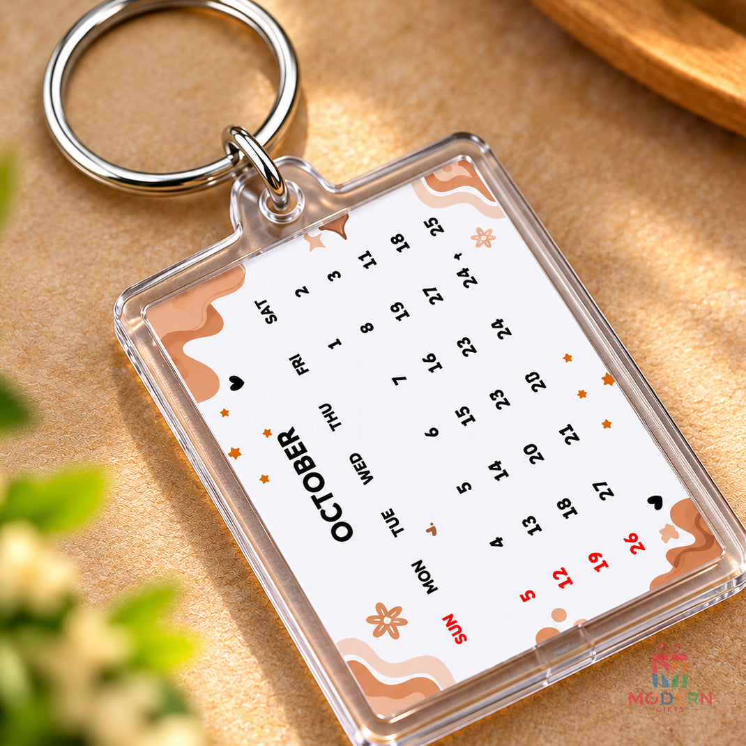 Memories Calendar Keychain
