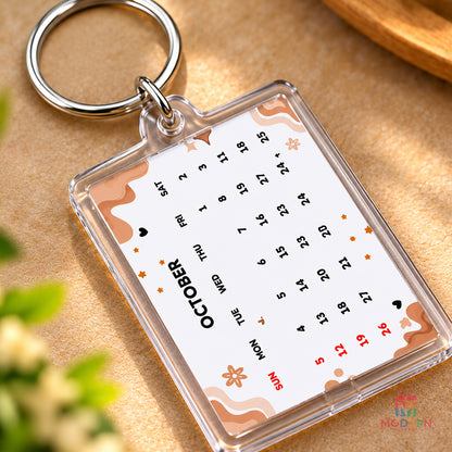 Memories Calendar Keychain