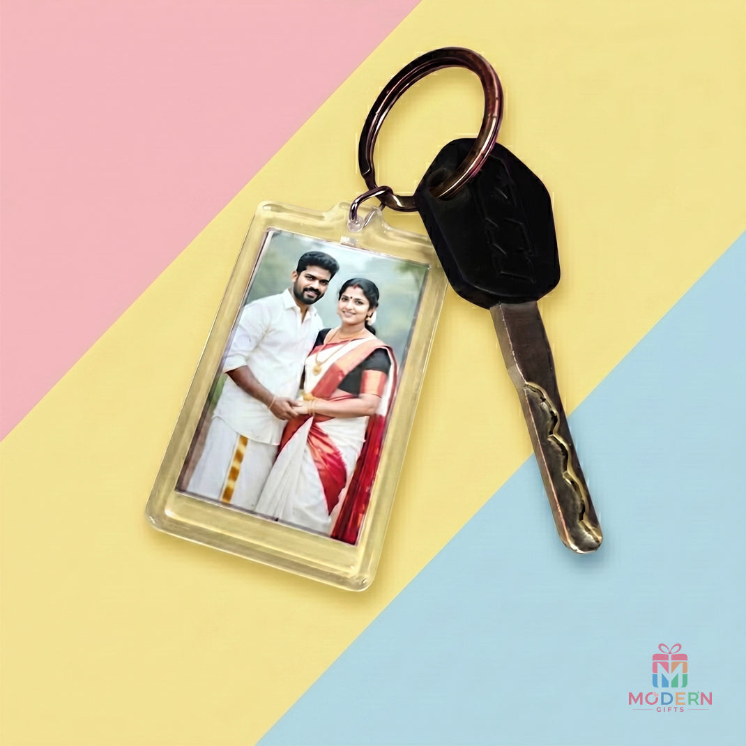 Transparent Photo Keychain