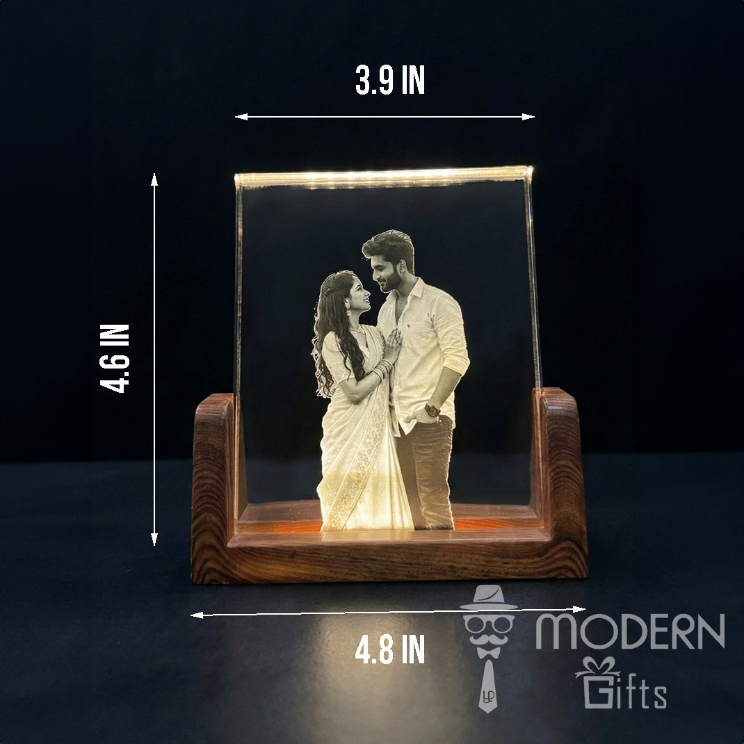 Glass Light Stand