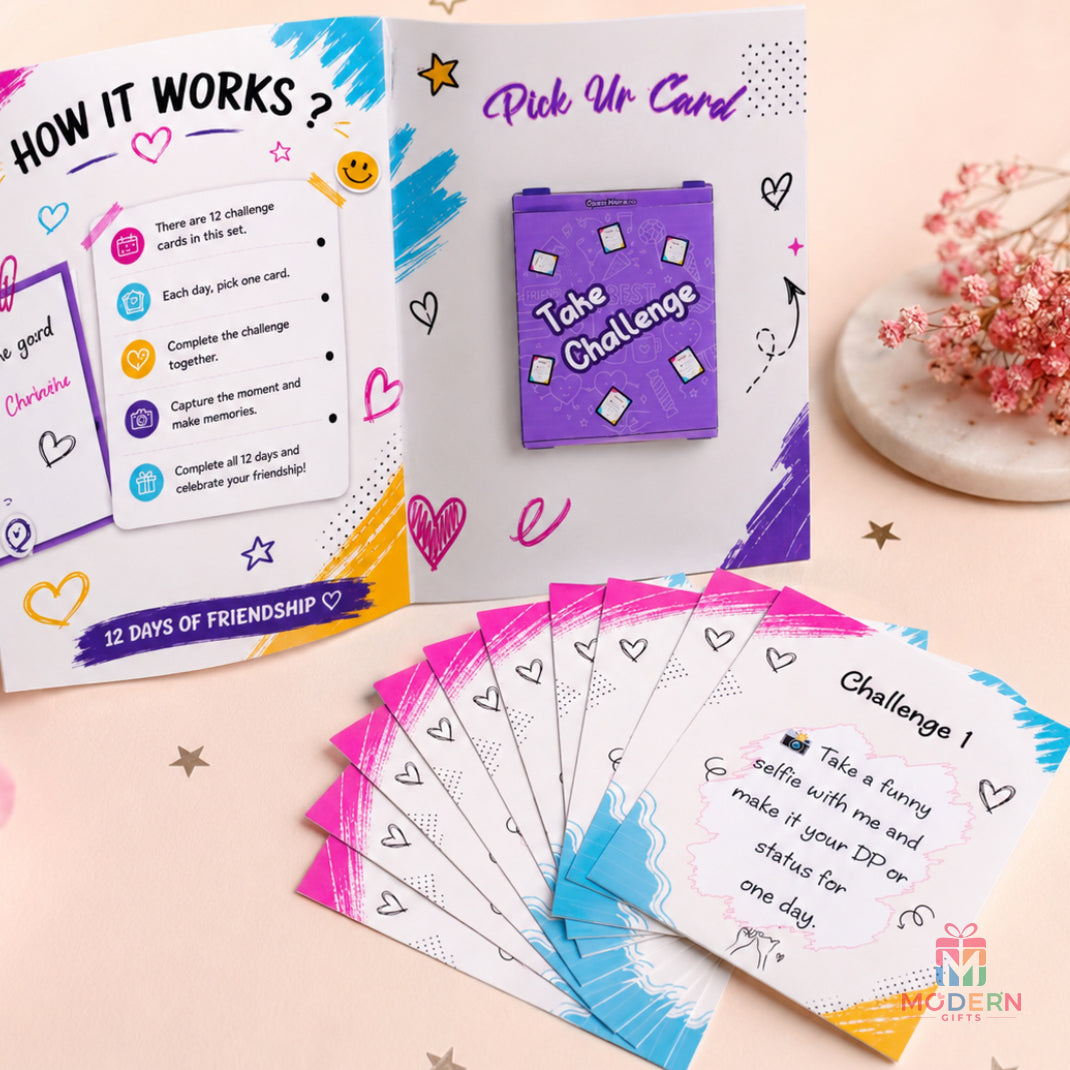 Friendship Challenge Game Greeting Card