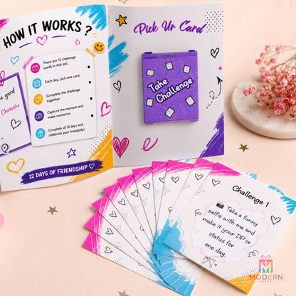 Friendship Challenge Game Greeting Card
