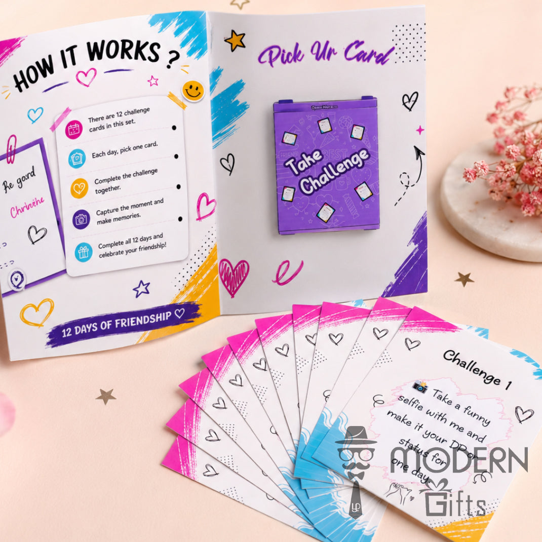 Friendship Challenge Game Greeting Card