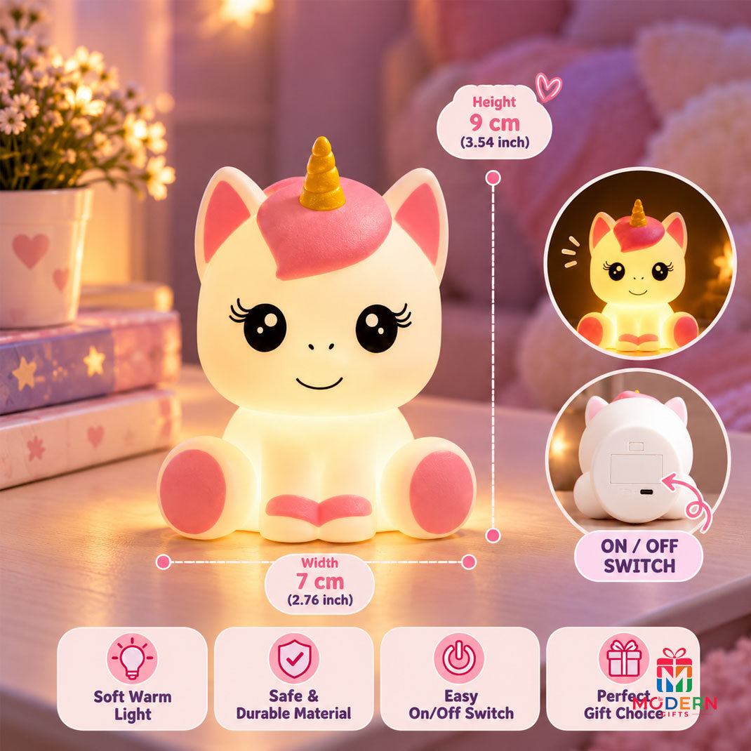 Cute Unicorn Night Lamp