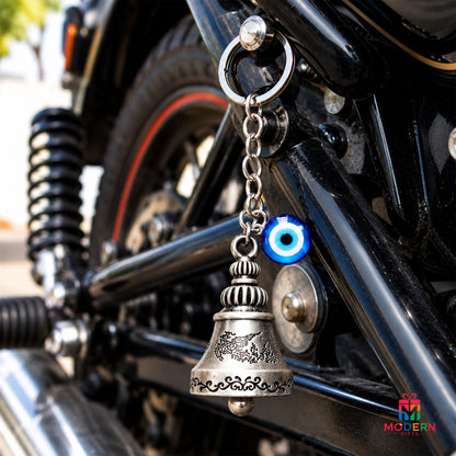 Evil Eye Bell Keychain
