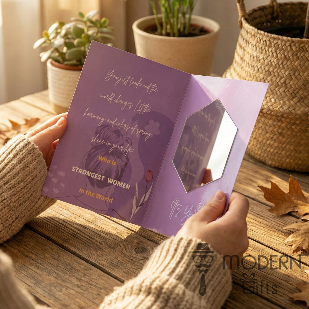 Women’s Day Mirror Card – Theme 2