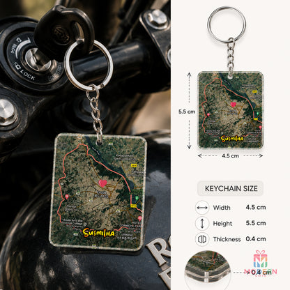 Map Keychain
