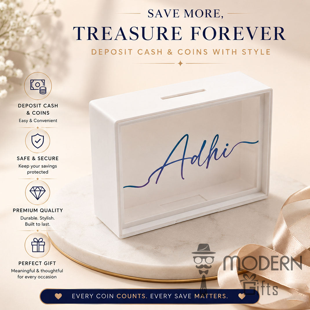 Customized Transparent Money Box