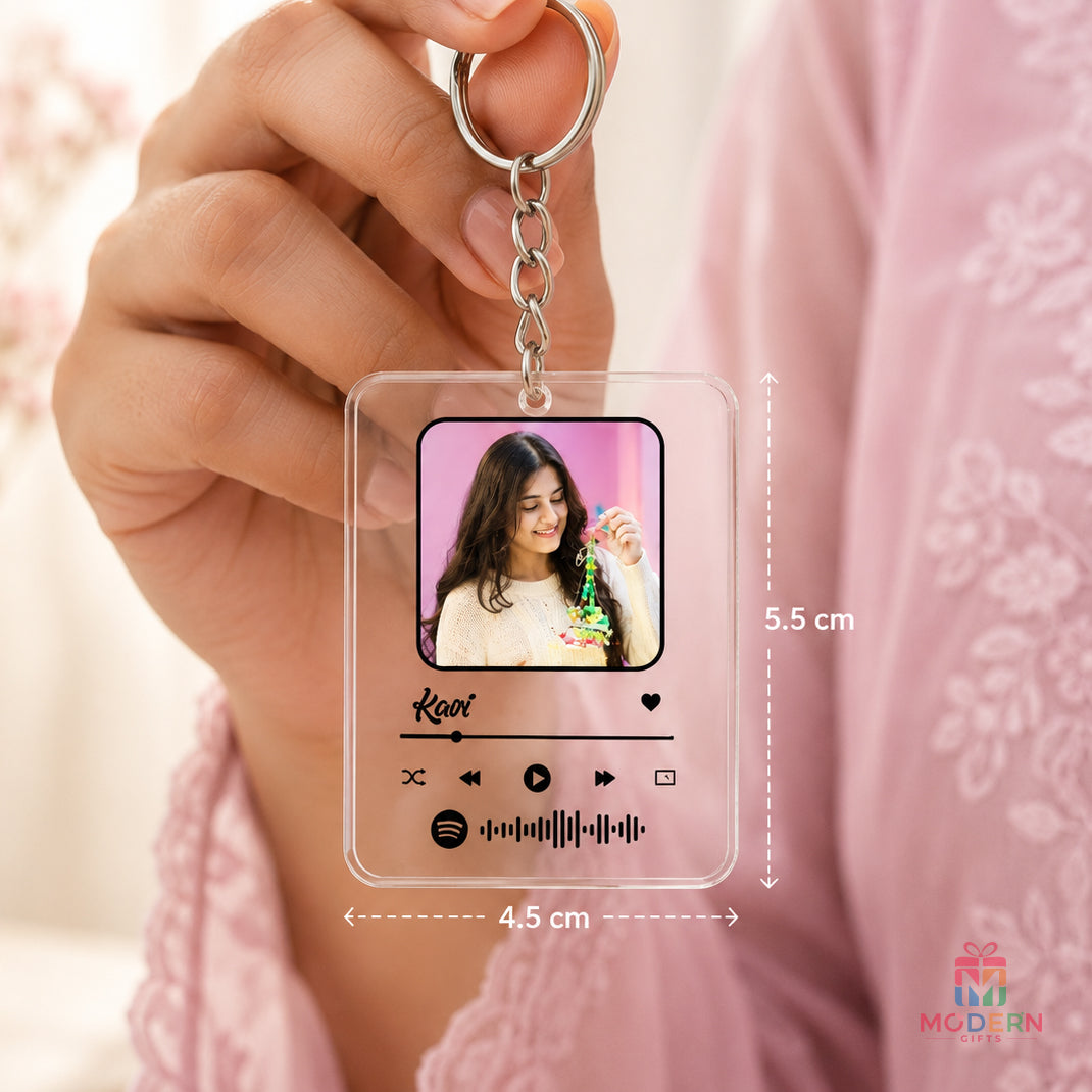 Acrylic Spotify Keychain