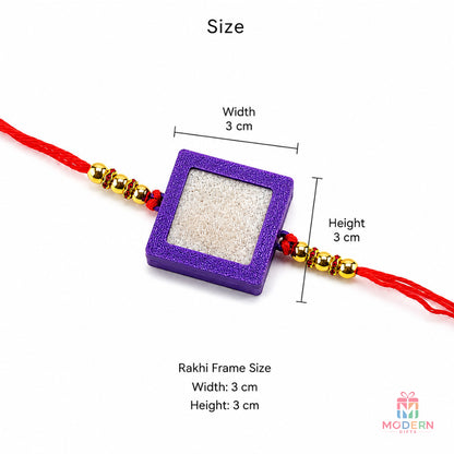 Fire Reveal Photo Rakhi