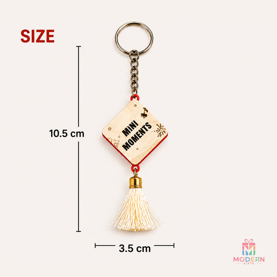 Photo Polaroid Keychain