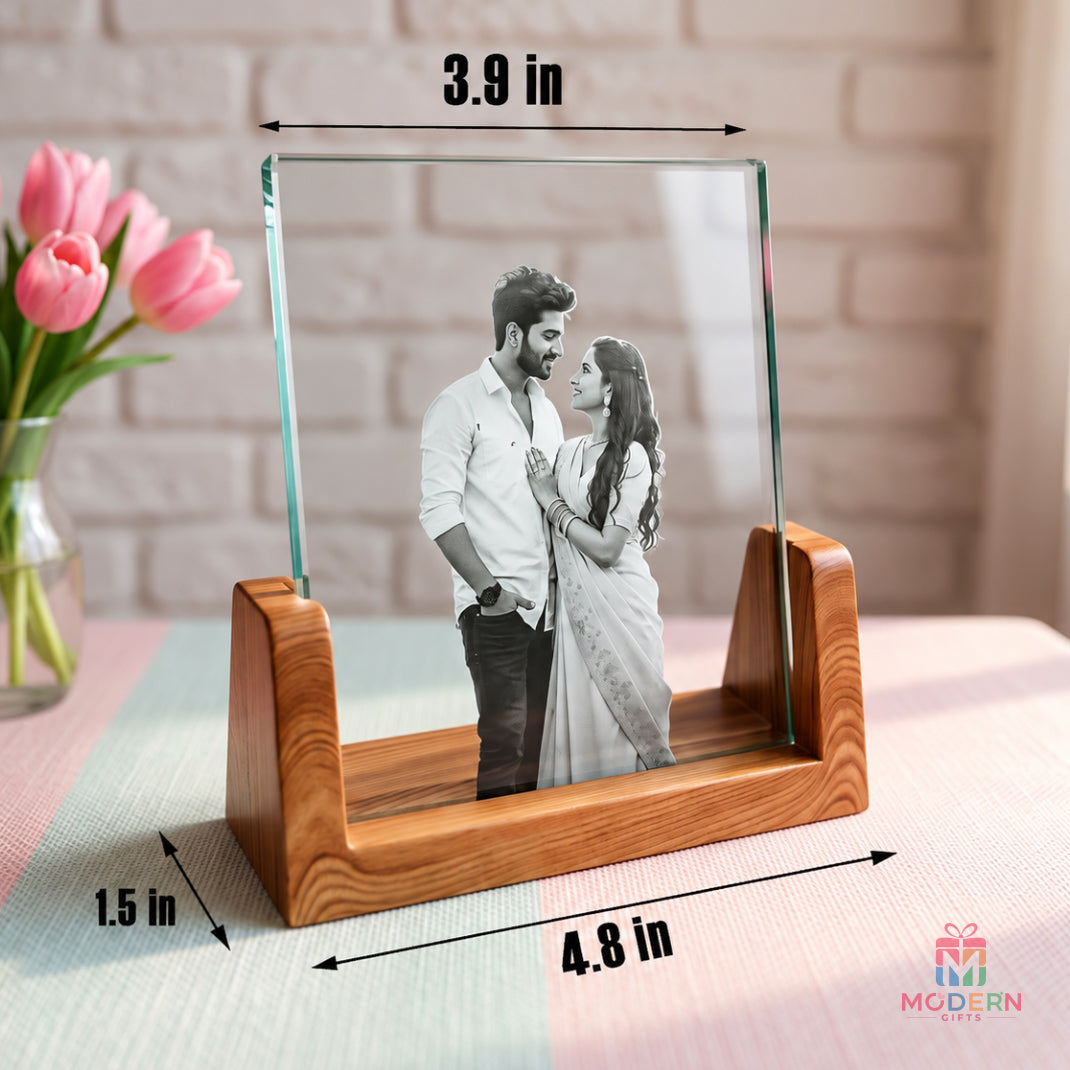 Glass Light Stand