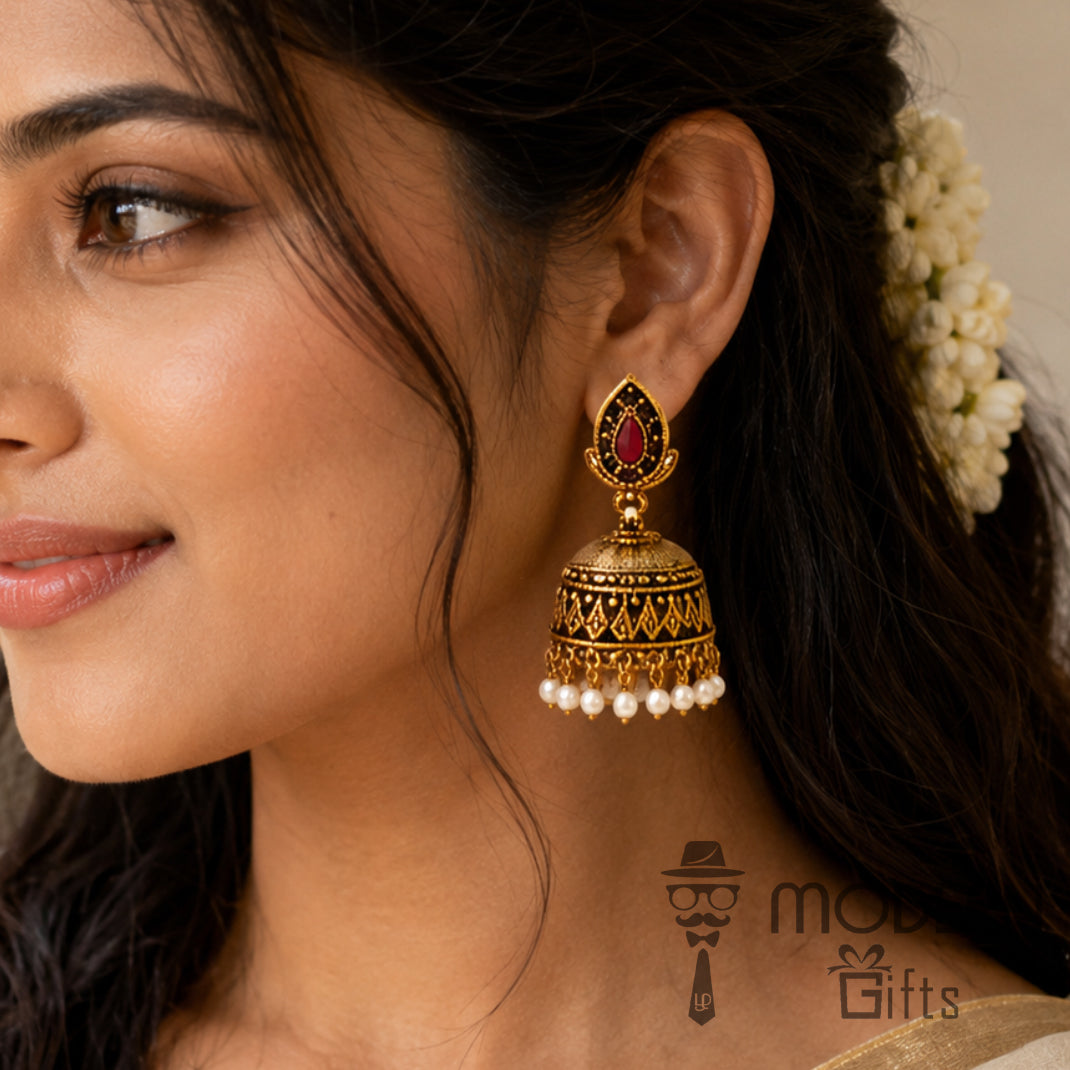 Jhumka Greeting Card