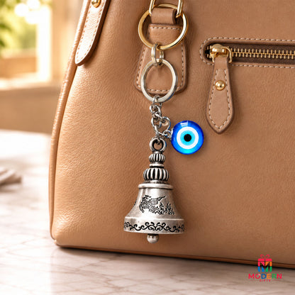 Evil Eye Bell Keychain