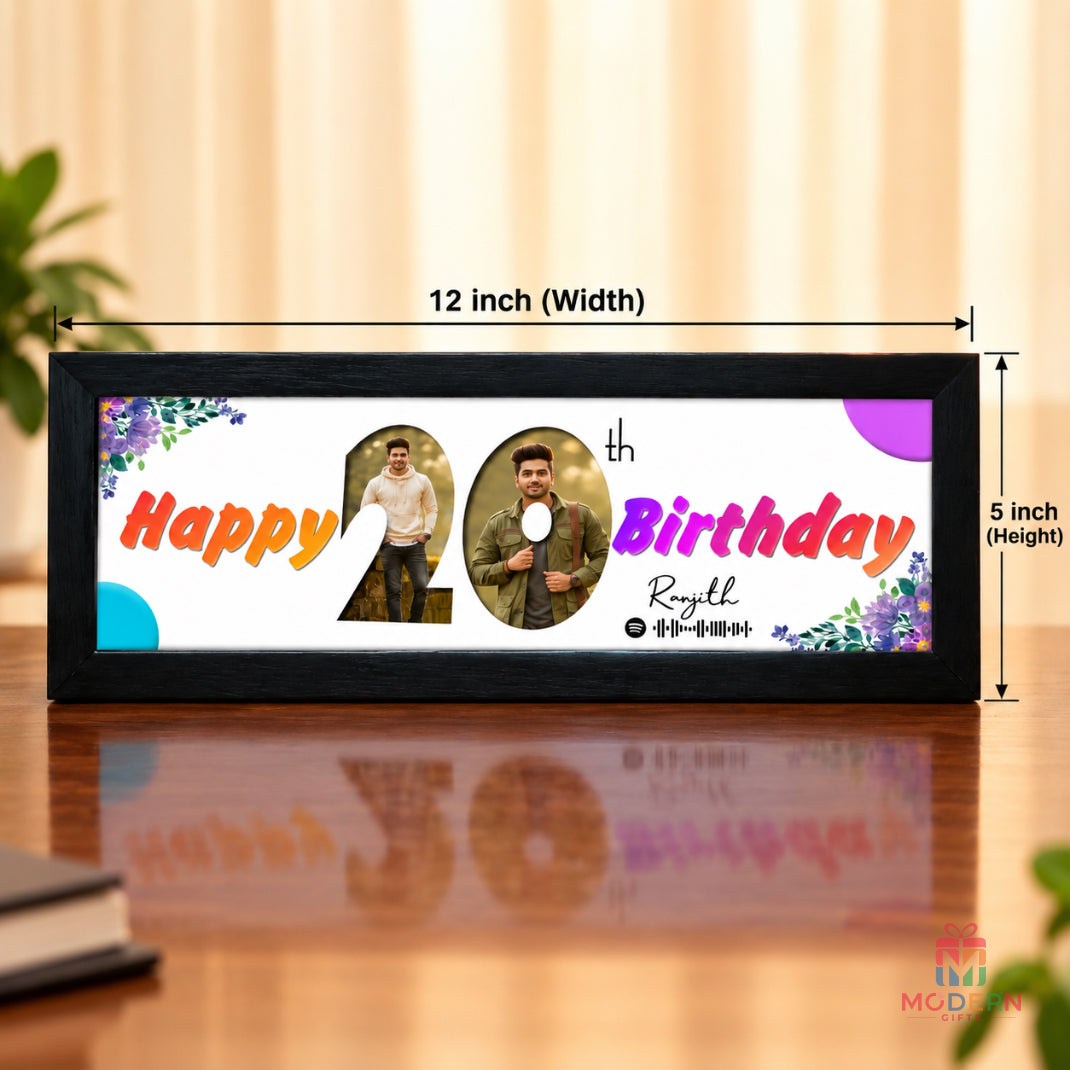 Happy Birthday Frame