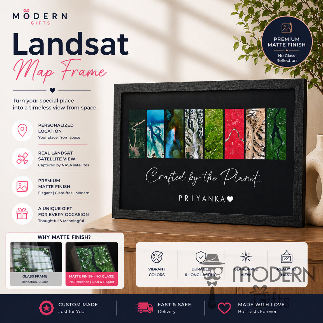 Customized Landsat Map Frame