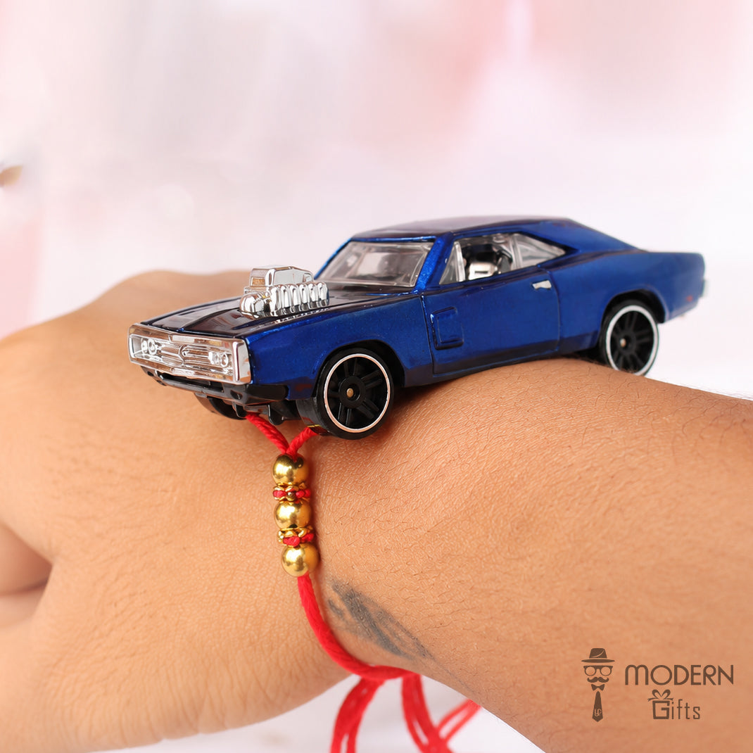 Die-cast Car Rakhi Card