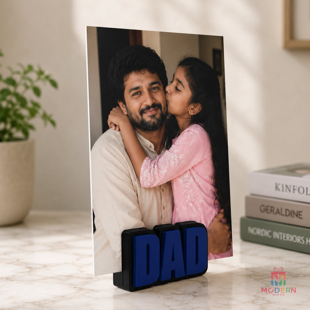 Dad Magnetic Photo Stand