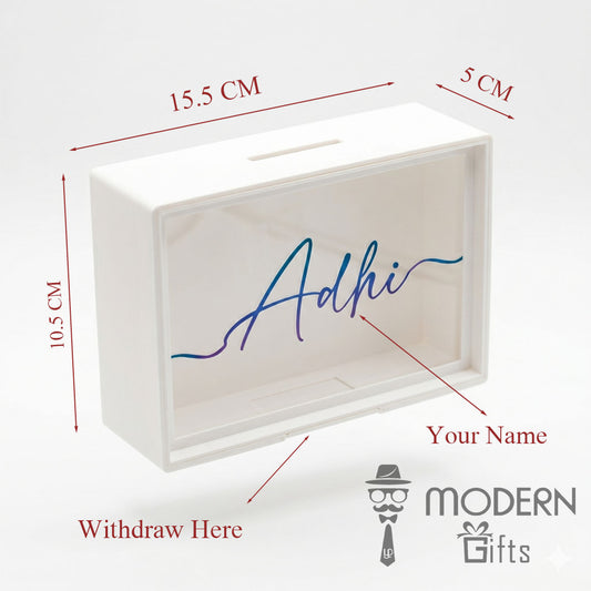 Customized Transparent Money Box