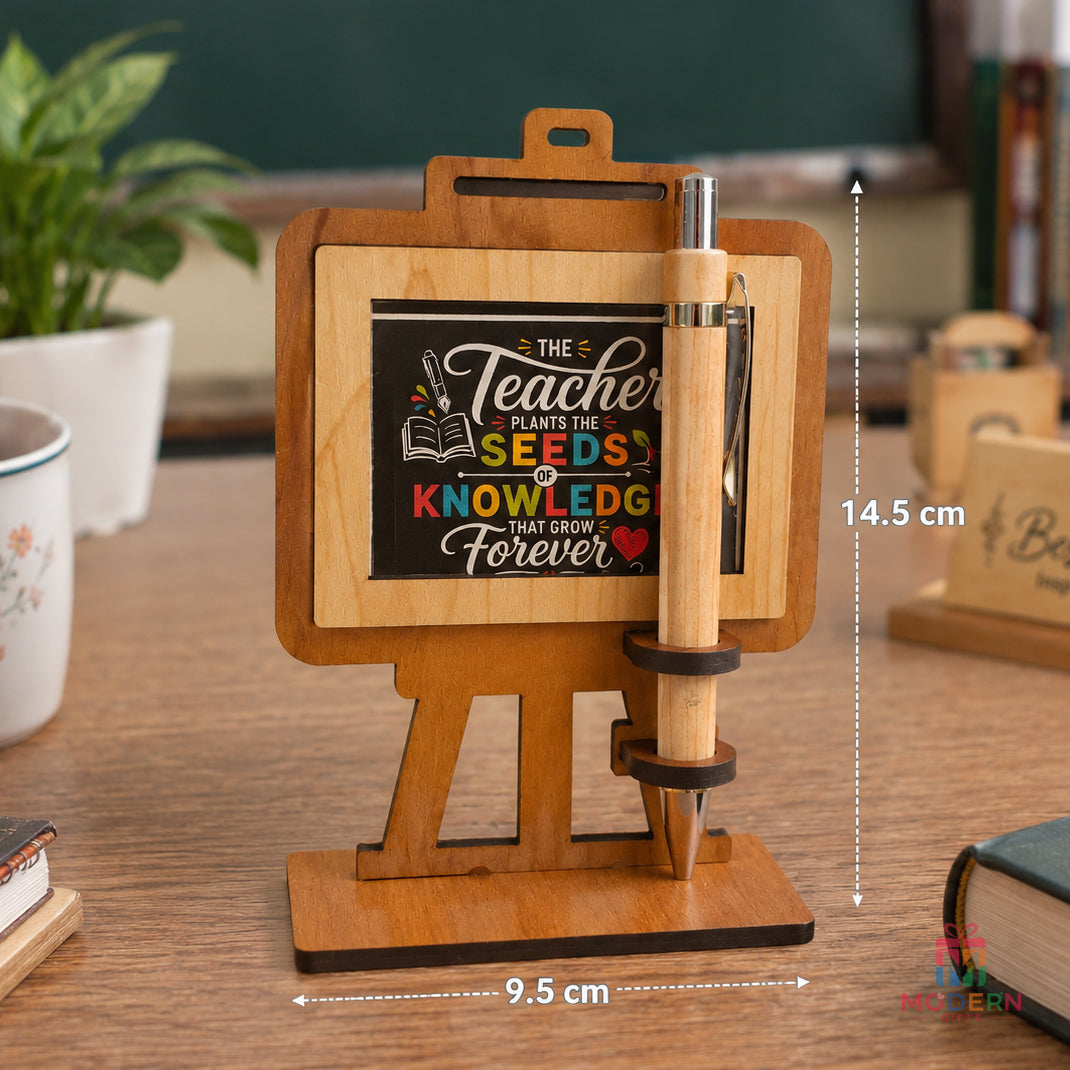 Wooden Pen Stand