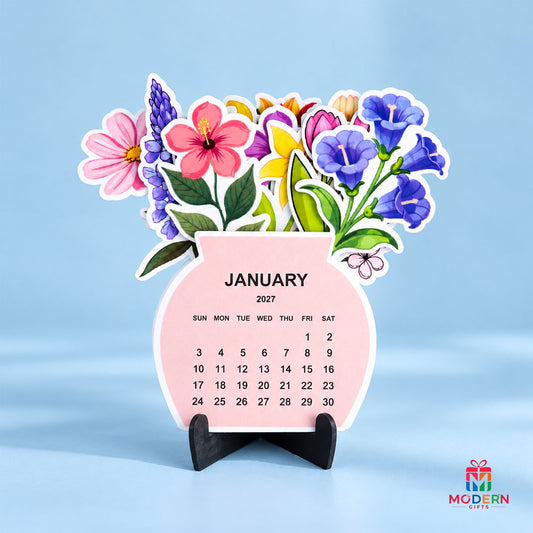 Flowerpot Calendar Stand
