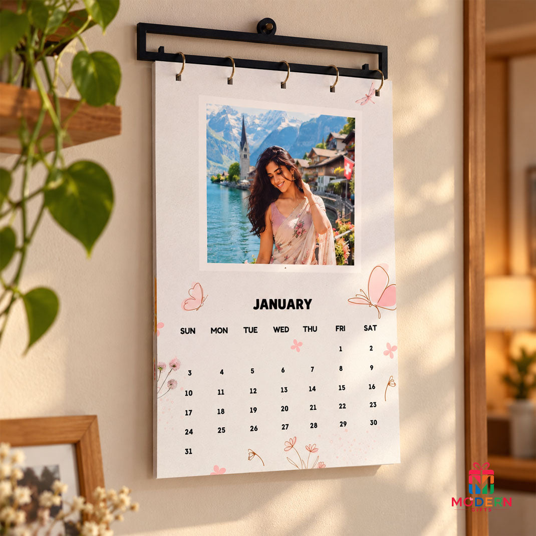 Customised A4 Wall Calendar