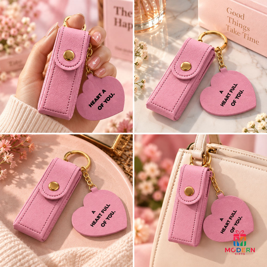 Customised Lipstick Pod Keychain